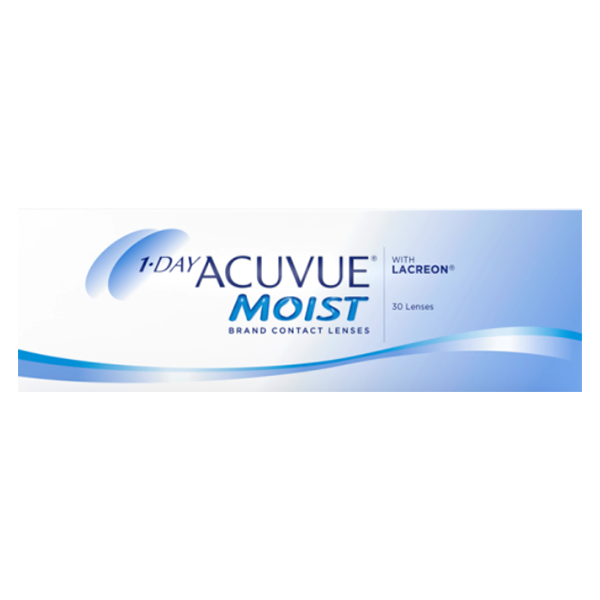 1-DAY ACUVUE MOIST contact lens box