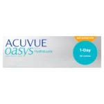ACUVUE OASYS 1-Day for ASTIGMATISM contact lens box