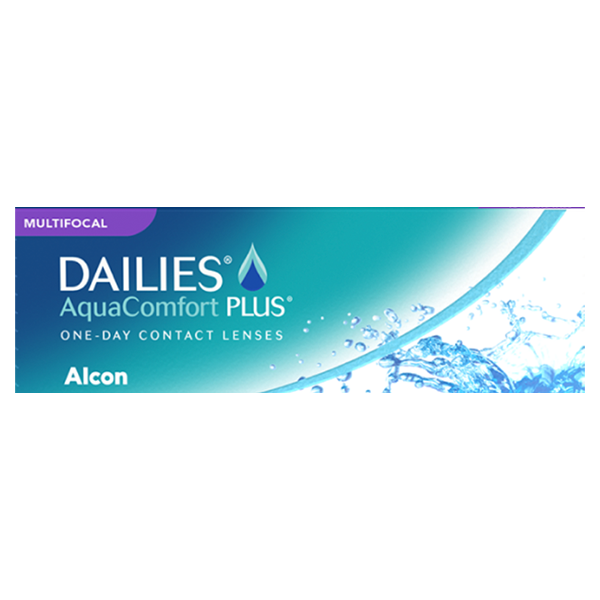 Dailies AquaComfort Plus Multifocal contact lens box