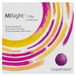 MiSight 1 day contact lens box