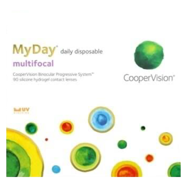 MyDay multifocal contact lens box