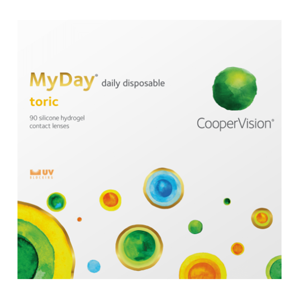 MyDay toric contact lens box