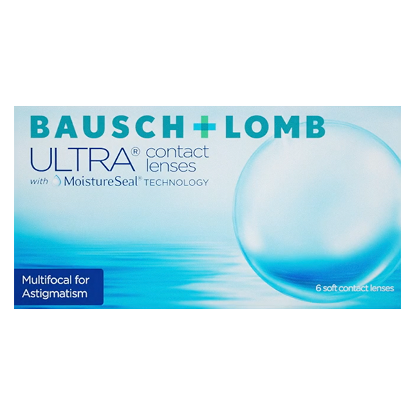 ULTRA Multifocal for Astigmatism contact lens box